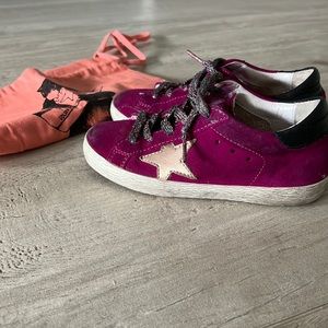 Super fun color Golden Goose sneakers